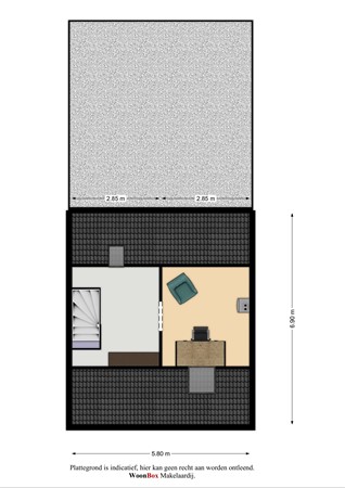 Floorplan - Adriaan Poortersstraat 48, 5262 TK Vught